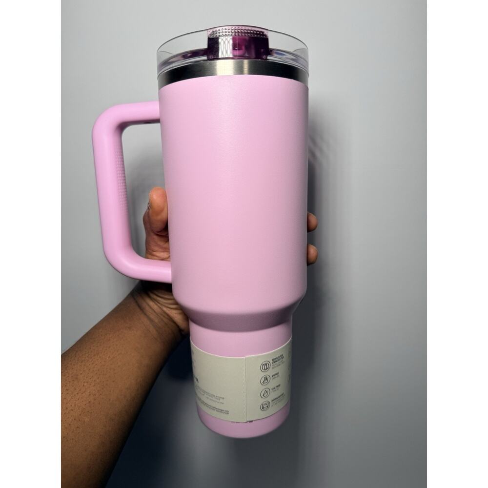 Stanley Limited Edition CHERRY BLOSSOM PINK 40oz Protour Quencher Tumbler BNWT - Picture 4 of 6